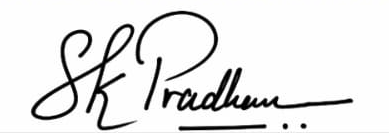 Signature of Susanta Kumar Pradhan